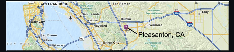 map pleasanton